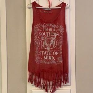 Used great condition Large destressed style tank